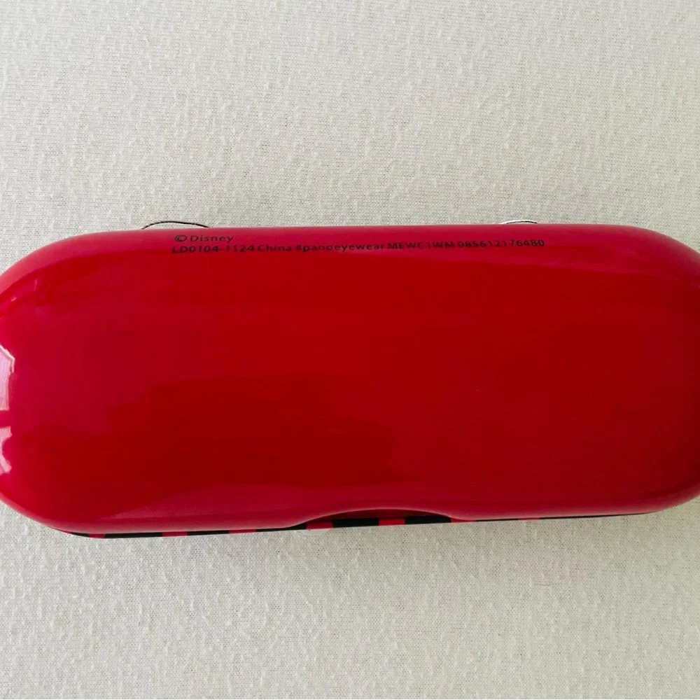 Disney Minnie Mouse Red and Black Polka Dot Glasses Case